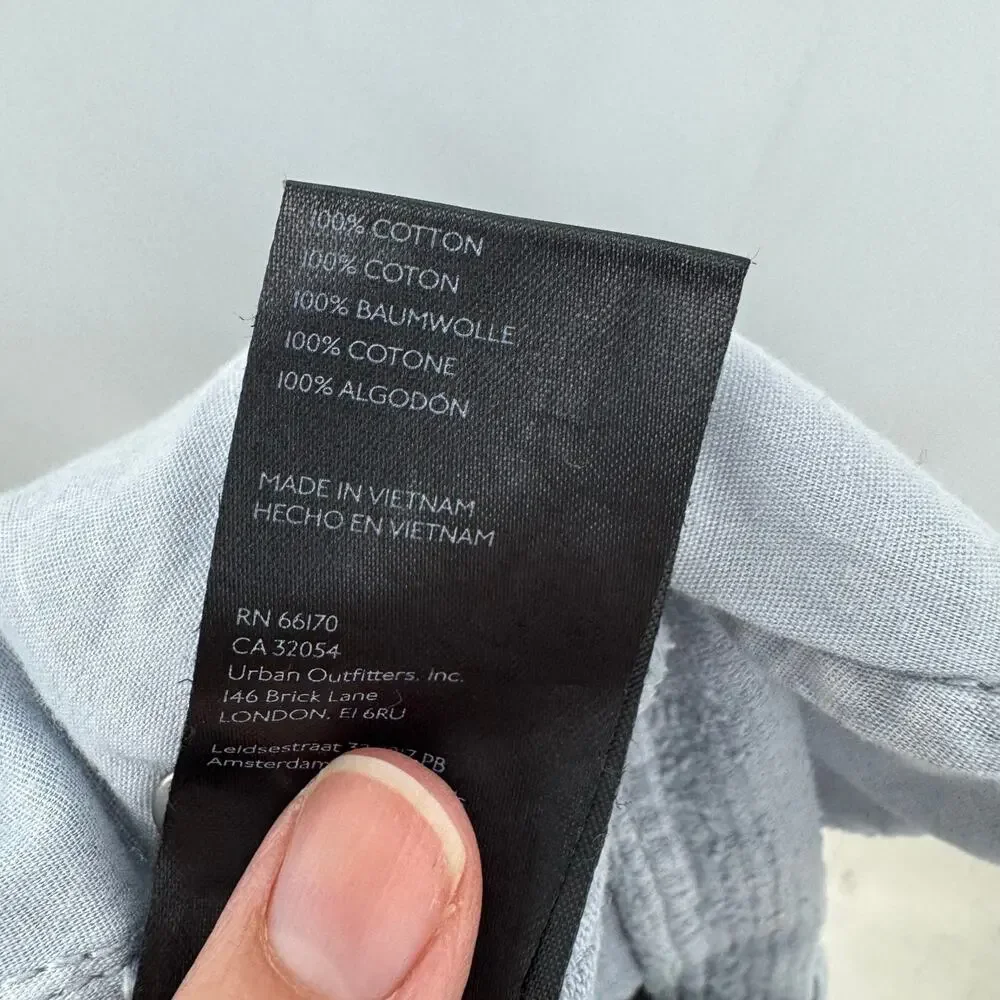 BDG Urban Outfitters Corduroy Cut Off Shorts 31 Gray High Rise Boho Festival - Picture 6 of 6